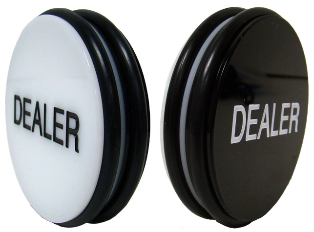Picture of Brybelly Holdings GBUT-302 2 Sided Black-White 3 in. Dealer Puck