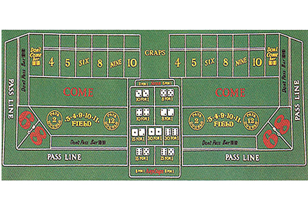 Picture of Brybelly Holdings ACC-0046 Craps Table Felt 72x36