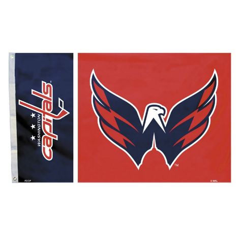 Picture of Fremont Die 84207B 3 ft. X 5 ft. Washington Capitals Flag with Grommetts