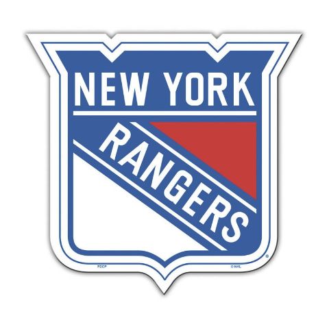 Fremont Die  New York Rangers Vinyl Magnet 12 inch
