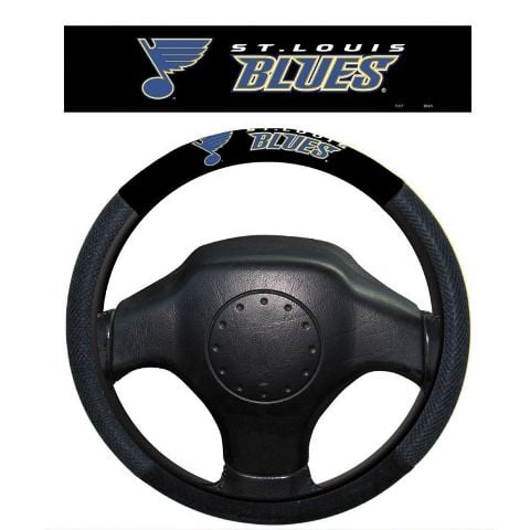 Fremont Die St. Louis Blues Poly-Suede Steering Wheel Cover