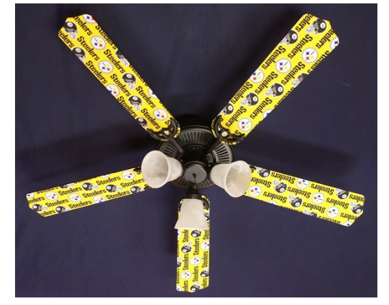 Ceiling Fan Designers 52FAN-NFL-PIT New NFL PITTSBURGH STEELERS FOOTBALL Ceiling Fan 52 in.