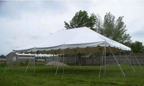 Picture of Celina Tents 20x20prestogalv 20x20 White Presto! Over the Counter Pole Galvanized Tent