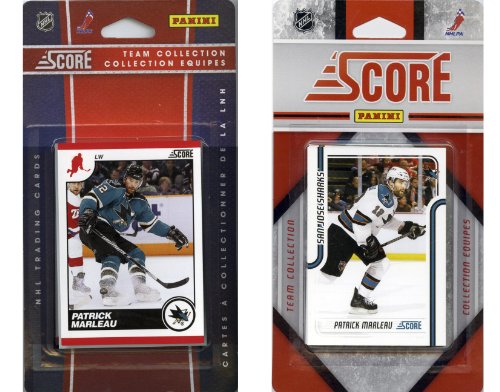 Picture of C & I Collectables SHARKS2TS NHL San Jose Sharks Licensed Score 2 Team Sets