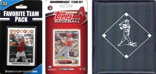 Picture of C & I Collectables 2012DBACKSTSC MLB Arizona Diamondbacks Licensed 2012 Topps Team Set and Favorite Player Trading Cards Plus Storage Album