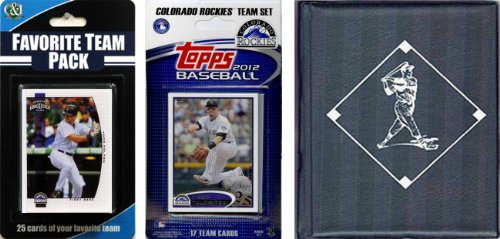 Picture of C & I Collectables 2012ROCKIESTSC MLB Colorado Rockies Licensed 2012 Topps Team Set and Favorite Player Trading Cards Plus Storage Album