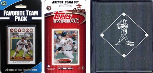 Picture of C & I Collectables 2012ASTROSTSC MLB Houston Astros Licensed 2012 Topps Team Set and Favorite Player Trading Cards Plus Storage Album