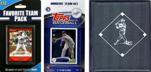 C & I Collectables  MLB Los Angeles Dodgers Licensed 2012 Topps Team Set and Favorite Player Trading Cards Plus Storage Album -  C & I Collectables Inc, C&60631