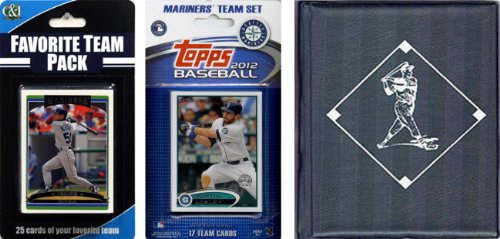 Picture of C & I Collectables 2012MARINERSTSC MLB Seattle Mariners Licensed 2012 Topps Team Set and Favorite Player Trading Cards Plus Storage Album