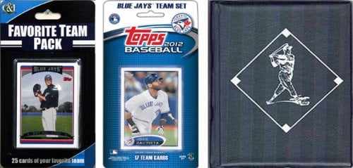 Picture of C & I Collectables 2012JAYSTSC MLB Toronto Blue Jays Licensed 2012 Topps Team Set and Favorite Player Trading Cards Plus Storage Album