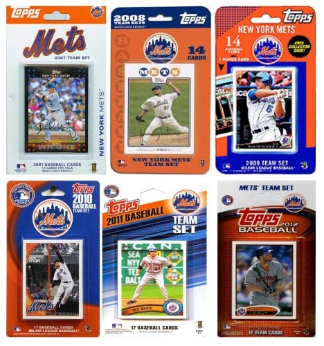 Picture of C & I Collectables METS612TS MLB New York Mets 6 Different Licensed Trading Card Team Sets