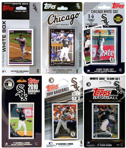 Picture of C & I Collectables WSOX612TS MLB Chicago White Sox 6 Different Licensed Trading Card Team Sets