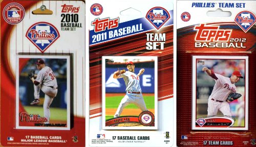 Picture of C & I Collectables PHILS312TS MLB Philadelphia Phillies 3 Different Licensed Trading Card Team Sets