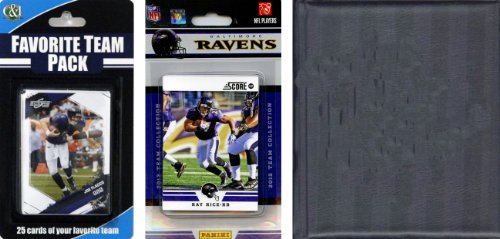 Picture of C & I Collectables 2012RAVENTSC NFL Baltimore Ravens Licensed 2012 Score Team Set and Favorite Player Trading Card Pack Plus Storage Album