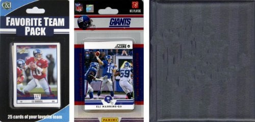 Picture of C & I Collectables 2012NYGTSC NFL New York Giants Licensed 2012 Score Team Set and Favorite Player Trading Card Pack Plus Storage Album