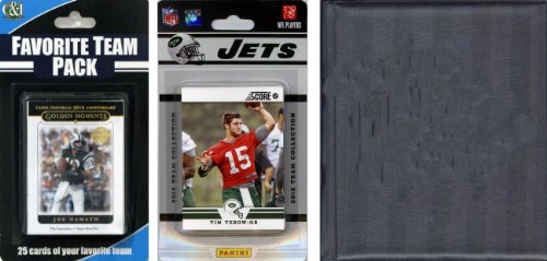 Picture of C & I Collectables 2012JETSTSC NFL New York Jets Licensed 2012 Score Team Set and Favorite Player Trading Card Pack Plus Storage Album