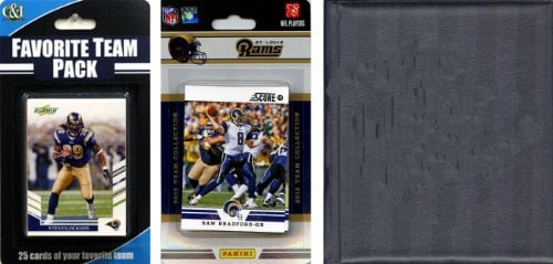 Picture of C & I Collectables 2012RAMSNTSC NFL St. Louis Rams Licensed 2012 Score Team Set and Favorite Player Trading Card Pack Plus Storage Album