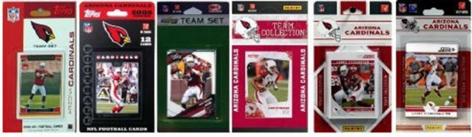 Picture of C & I Collectables ARIZCARD612TS NFL Arizona Cardinals 6 Different Licensed Trading Card Team Sets