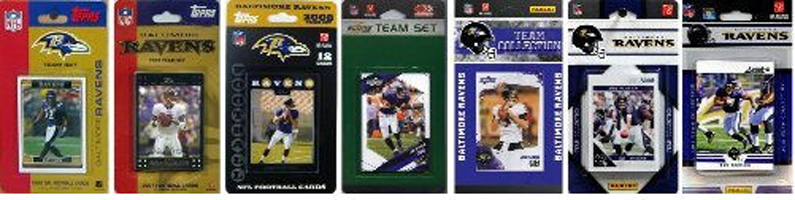 Picture of C & I Collectables RAVENS712TS NFL Baltimore Ravens 7 Different Licensed Trading Card Team Sets