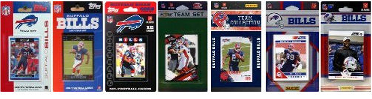 Picture of C & I Collectables BILLS712TS NFL Buffalo Bills 7 Different Licensed Trading Card Team Sets