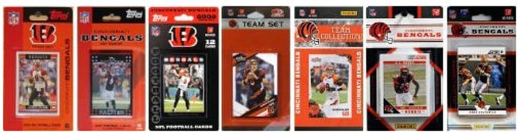 Picture of C & I Collectables BENGALS712TS NFL Cincinnati Bengals 7 Different Licensed Trading Card Team Sets