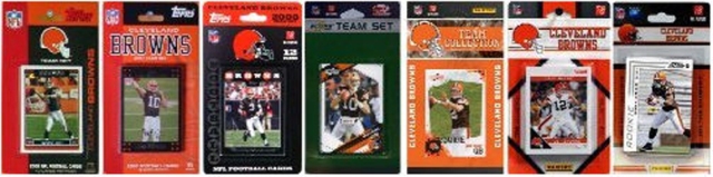 Picture of C & I Collectables BROWNS712TS NFL Cleveland Browns 7 Different Licensed Trading Card Team Sets