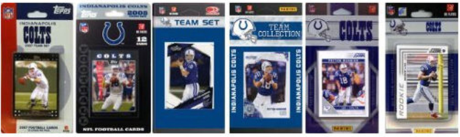 Picture of C & I Collectables COLTS612TS NFL Indianapolis Colts 6 Different Licensed Trading Card Team Sets
