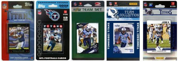 Picture of C & I Collectables TITANS512TS NFL Tennessee Titans 5 Different Licensed Trading Card Team Sets