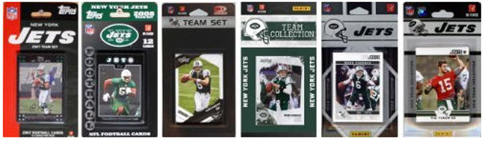 Picture of C & I Collectables JETS612TS NFL New York Jets 6 Different Licensed Trading Card Team Sets