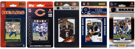 Picture of C & I Collectables BEARS512TS NFL Chicago Bears 5 Different Licensed Trading Card Team Sets