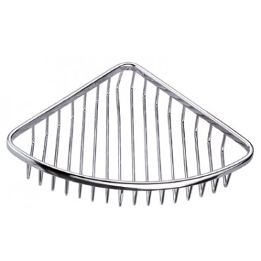 Dawn Kitchen & Bath 6803S 7.75 in. x 7.75 in. Triangle Basket - Satin Nickel