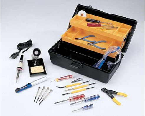 Picture of RSR ELECTRONICS FTK1 Custom Tool Kit in a 2-Tray Tool Box