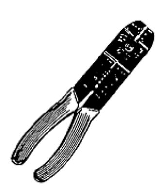Crimping tool-wire stripper