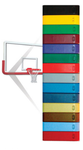 Picture of Gared Sports PMCEGRY Pro-Mold Backboard Padding - Gray