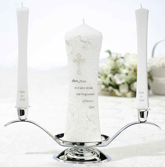 religious wedding candles