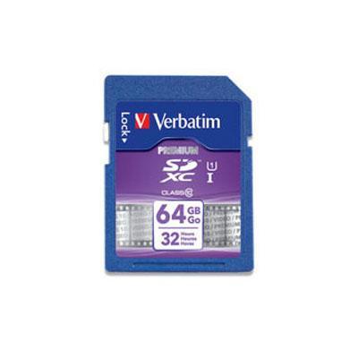 Picture of Verbatim 97466 64GB SDXC Memory Card Class 10