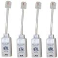 Actiontec Electronics FLTR4DSL02 4 Inline DSL Filters Actiontec Electronics FLTR4DSL02 4 Inline DSL Filters