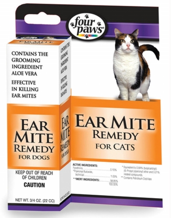 Picture of Four Paws - Ear Mite Remedy Cats .75 Ounce - 100202112-01732