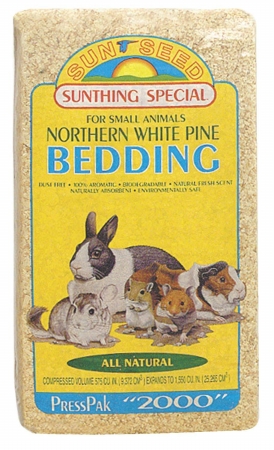 Picture of Sunseed Company - Pine Bedding Presspack 1200 Cubic Inch - 18010