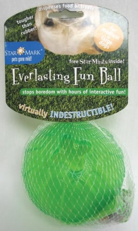 Picture of Starmark - Treat Dispensing Chew Ball- Green Medium-large - SMFBML