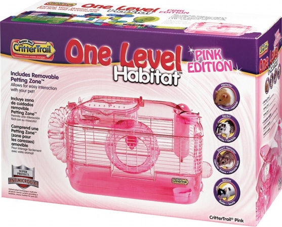 Picture of Super Pet- Crittertrail - Crittertrail Pink One Level Hb- Pink 20x11.5x11 Inch - 100079209
