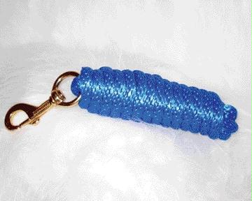 Picture of Hamilton Halter Company - Poly Lead With Bolt Snap- Blue 10 Feet - PL58B BL
