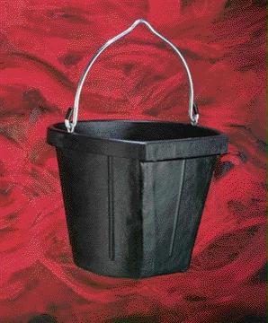 Picture of Fortex Industries Inc Flatside Bucket- Black 18 Quart - B600-18 BLK