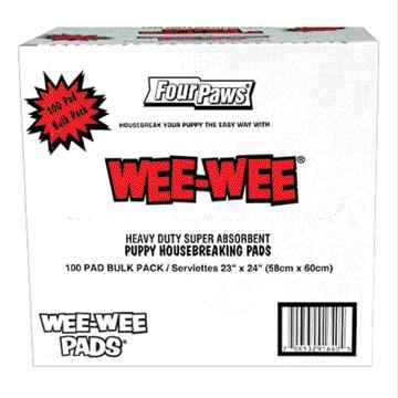 Picture of Four Paws - Wee Wee Pads 100 Pack - 100202090-01640