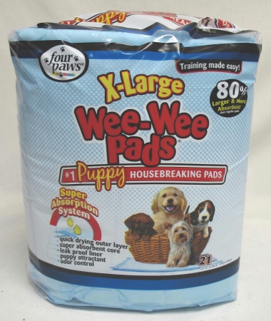 Picture of Four Paws - Wee Wee Pads Xlarge- 21 Pack - 100202095-01648