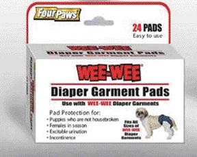 Picture of Four Paws - Diaper Garment Pads- White - 100203258-18899