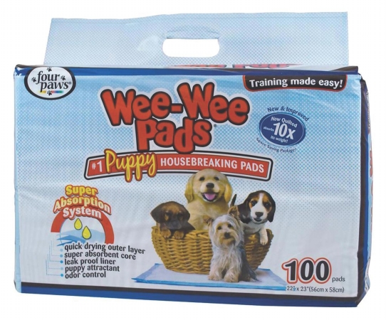 Picture of Four Paws - Wee Wee Pads Puppies 100 Count - 100202089-01639