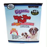 Picture of Four Paws - Gigantic Wee Wee Pads 8 Count - 100202101-01662