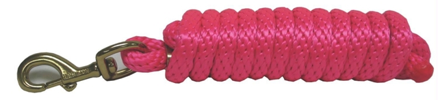 Picture of Hamilton Halter Company - Poly Lead With Bolt Snap- Hot Pink 10 Feet - PL58B HP