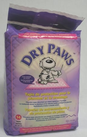Midwest Container Beds - Dry Paws Training Pads 14 Pack-small - PPS14